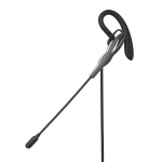 Nedis PC-headset | In-Ear | Mono | USB Type-A / USB Type-C™ | Fold-Away Mikrofon | Grå / Sort