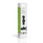 Nedis Mikrofon | Brugt til: Notebook / Smartphone / Tablet | Trådløs / USB Type-C™ | USB-C™ Female | Indbygget on/off-knap (tænd/sluk)