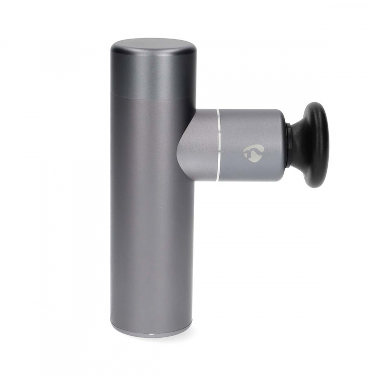 Nedis SmartLife Sportsmassage Pistol | Accu drevet | Opladningsbar | 5 Massage typer | Fladt Hoved / Konisk hoved / Kugleformet hoved / Snørepose / U-formet hoved | Mørkegrå Nedis SmartLife Sportsmassage Pistol | Accu drevet | Opladningsbar | 5 Massage typer | Fladt Hoved / Konisk hoved / Kugleformet hoved / Snørepose / U-formet hoved | Mørkegrå