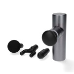 Nedis SmartLife Sportsmassage Pistol | Accu drevet | Opladningsbar | 5 Massage typer | Fladt Hoved / Konisk hoved / Kugleformet hoved / Snørepose / U-formet hoved | Mørkegrå Nedis SmartLife Sportsmassage Pistol | Accu drevet | Opladningsbar | 5 Massage typer | Fladt Hoved / Konisk hoved / Kugleformet hoved / Snørepose / U-formet hoved | Mørkegrå