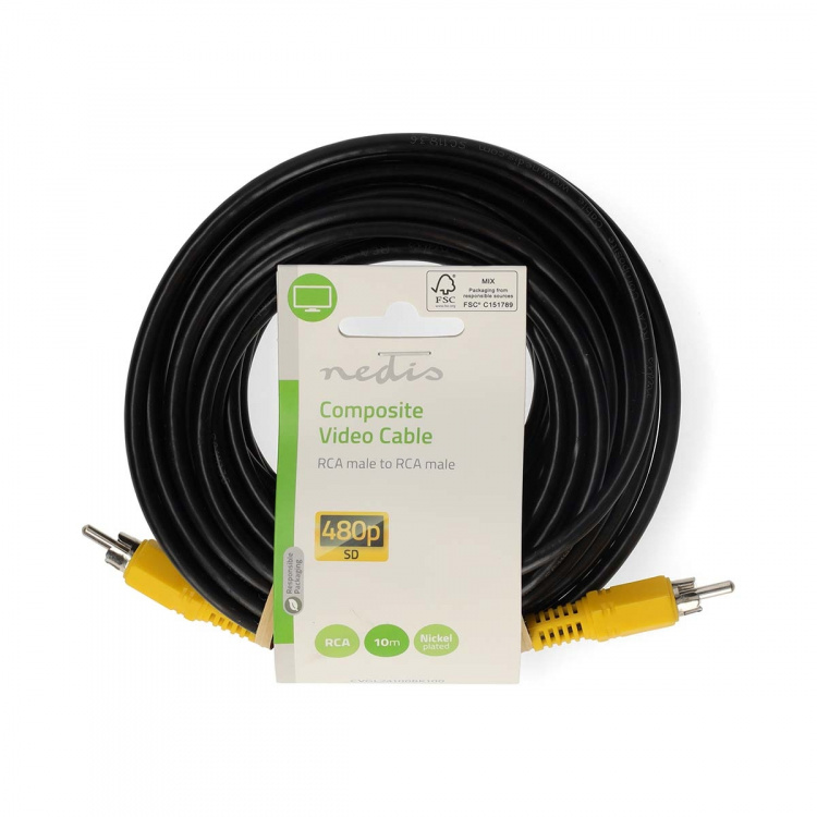 Nedis CAT7 netværkskabel | S/FTP | RJ45 Han | RJ45 Han | 5.00 m | Snagless | Runde | LSZH | Hvid | Label