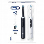 Oral B iO Series 5 Duo Pack Sort+Hvid elektrisk tandbørste