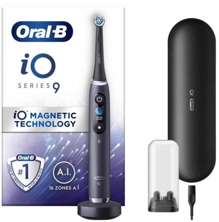 Oral B iO Series 9 Sort elektrisk tandbørste