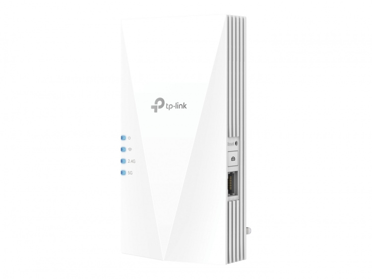 TP-Link RE700X V1 WiFi-rækkeviddeforlænger Montebar i væggen