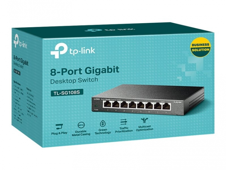 TP-Link TL-SG108S Switch 8-porte Gigabit