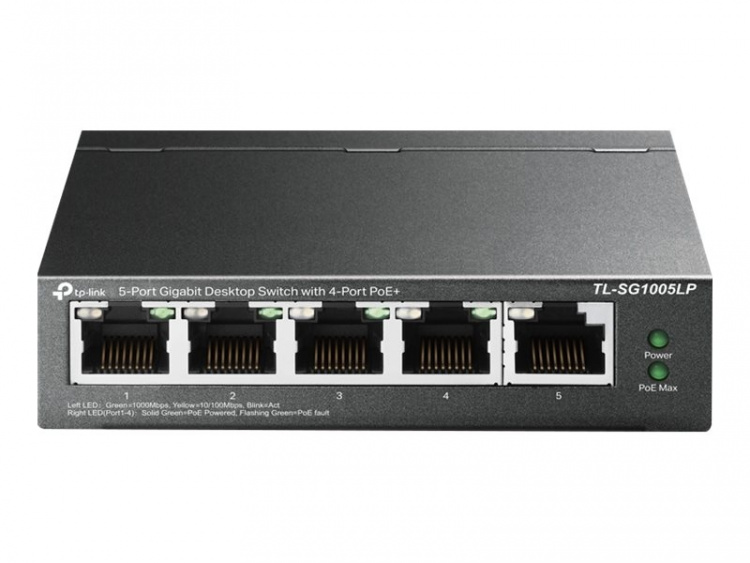 TP-Link TL-SG1005LP Switch 5-port Gigabit PoE+