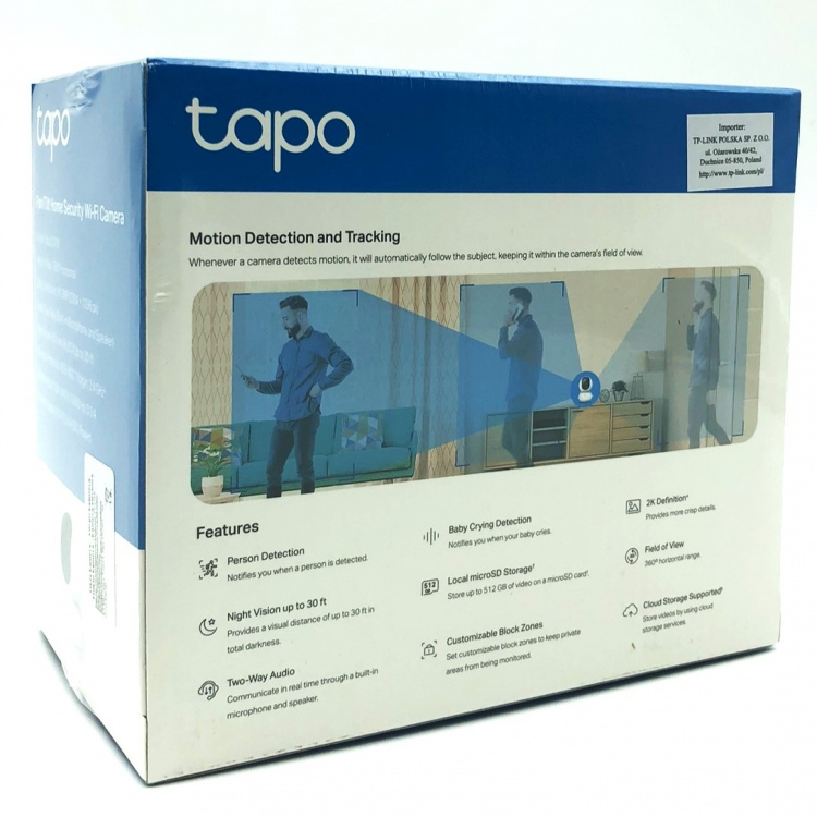 TP-Link Tapo C210 V1 Netværksovervågningskamera