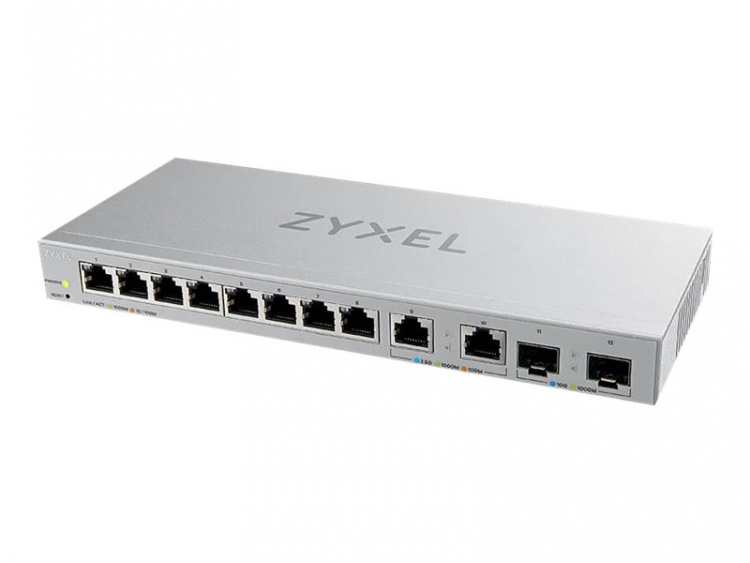 ZyXEL XGS1210-12 Switch 12-porte 2.5 Gigabit Ethernet ZyXEL XGS1210-12 Switch 12-porte 2.5 Gigabit Ethernet