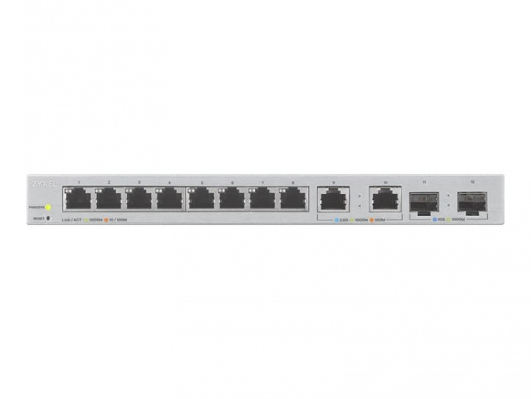 ZyXEL XGS1210-12 Switch 12-porte 2.5 Gigabit Ethernet ZyXEL XGS1210-12 Switch 12-porte 2.5 Gigabit Ethernet