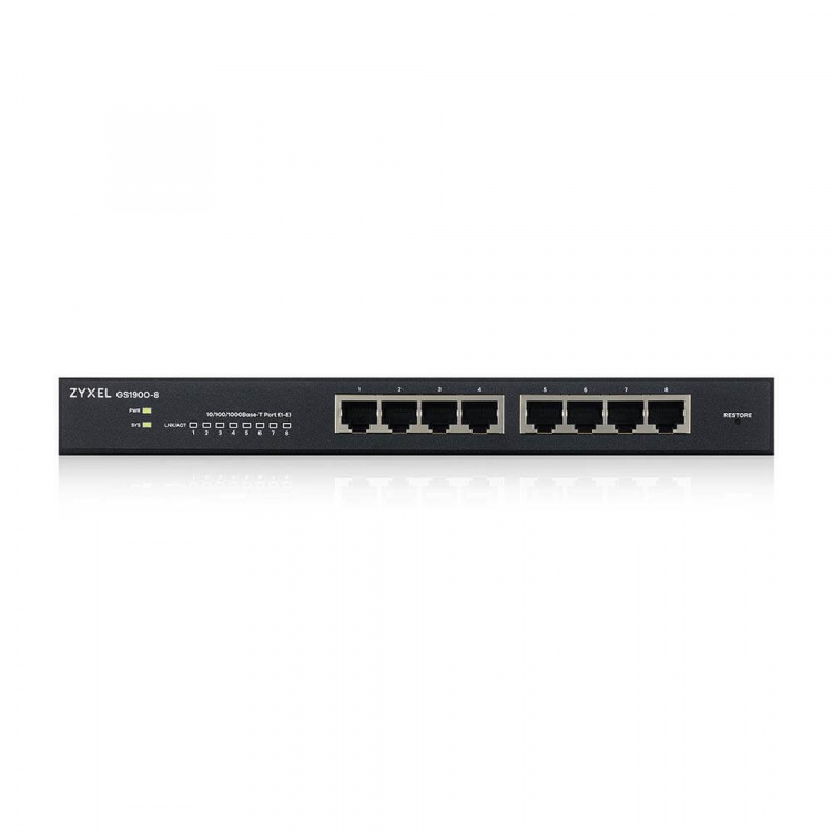 ZyXEL GS1900-8, 8 Porte L2 Smart Switch