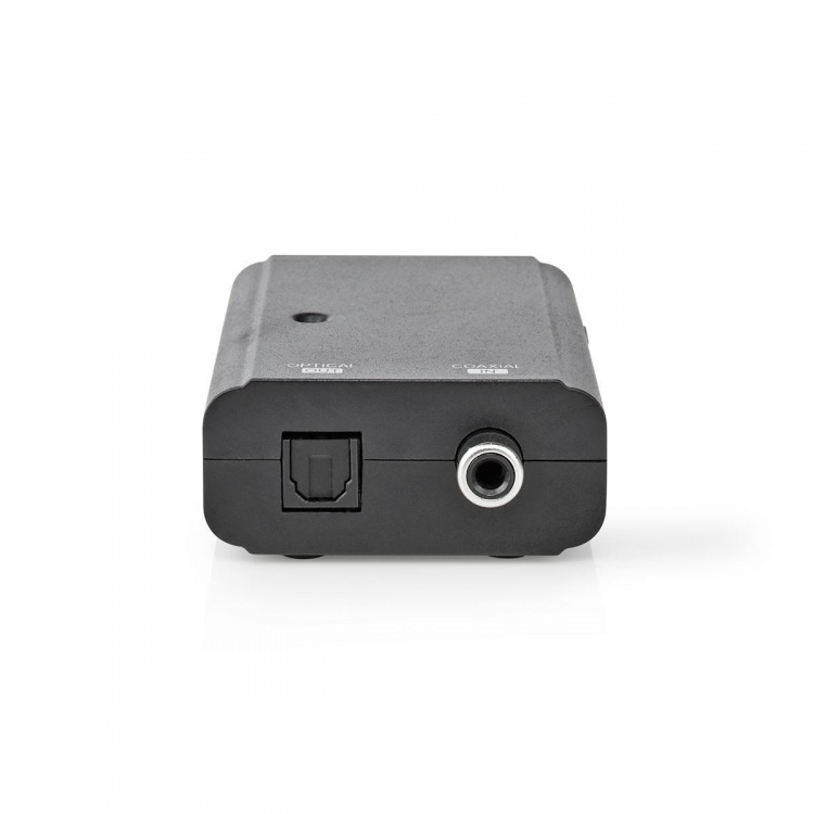Nedis Digital Audio Converter | 1-vejs | Indgang til lyd- / video- / dataforbindelser: 1x S/PDIF | Audio / video / dataforbindelser output: TosLink Female | Manual | Sort