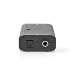 Nedis Digital Audio Converter | 1-veje | Indgang til lyd- / video- / dataforbindelser: 1x S/PDIF (RCA) Female / 1x Toslink Female | Audio / video / dataforbindelser output: 1x S/PDIF (RCA) Female / 1x TosLink Female | Manual | Sort