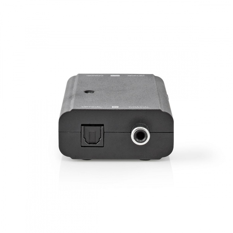 Nedis Digital Audio Converter | 1-veje | Indgang til lyd- / video- / dataforbindelser: 1x S/PDIF (RCA) Female / 1x Toslink Female | Audio / video / dataforbindelser output: 1x S/PDIF (RCA) Female / 1x TosLink Female | Manual | Sort