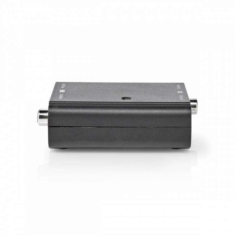 Nedis Digital Audio Converter | 1-veje | Indgang til lyd- / video- / dataforbindelser: 1x S/PDIF (RCA) Female / 1x Toslink Female | Audio / video / dataforbindelser output: 1x S/PDIF (RCA) Female / 1x TosLink Female | Manual | Sort