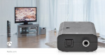 Nedis Digital Audio Converter | 1-veje | Indgang til lyd- / video- / dataforbindelser: 1x S/PDIF (RCA) Female / 1x Toslink Female | Audio / video / dataforbindelser output: 1x S/PDIF (RCA) Female / 1x TosLink Female | Manual | Sort