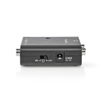 Nedis Digital Audio Converter | 1-vejs | Indgang til lyd- / video- / dataforbindelser: 2x RCA Male | Audio / video / dataforbindelser output: 1x S/PDIF (RCA) Female / 1x TosLink Female | Manual | Sort