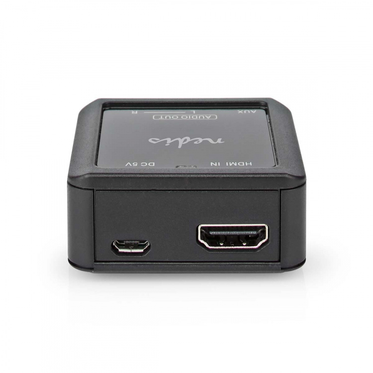Nedis Digital Audio Converter | 1-vejs | Indgang til lyd- / video- / dataforbindelser: HDMI™ Input | Audio / video / dataforbindelser output: 1x 3.5 mm / 2x (2x RCA Female) | Automatisk | Antracit