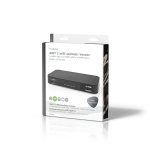 Nedis Digital Audio Converter | 1-veje | Indgang til lyd- / video- / dataforbindelser: DC Power / 1x HDMI™ Input | Audio / video / dataforbindelser output: 1x 3.5 mm / 1x TosLink / 3x HDMI™ Output | Automatisk / Trykknap | Antracit