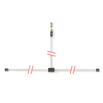 Nedis Coax Cable | IEC (Coax) Han | IEC (Coax) Han | Guldplateret | 50 Ohm | Uskærmet | 2.00 m | Fladt | PVC | Antracit | Box