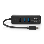 Nedis USB-hub | 1x USB-C™ | 3x USB A Female | 5-Port port(s) | USB 3.2 Gen 1 | USB Drevet | 5 Gbps | SD & MicroSD Nedis USB-hub | 1x USB-C™ | 3x USB A Female | 5-Port port(s) | USB 3.2 Gen 1 | USB Drevet | 5 Gbps | SD & MicroSD
