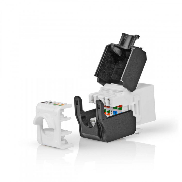 Nedis Keystone | CAT6a | RJ45 Hun | U/UTP | ABS | Box