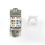 Nedis Keystone | CAT6a | RJ45 Hun | S/FTP | Metal | Box