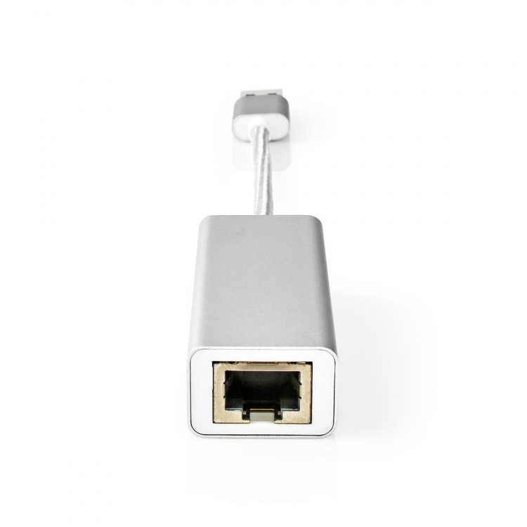 Nedis USB-netværksadapter | USB 3.2 Gen 1 | 1 Gbps | USB-A Han | RJ45 Hun | 0.20 m | Runde | Guldplateret | Kobber | Sølv | Cover Window Box Nedis USB-netværksadapter | USB 3.2 Gen 1 | 1 Gbps | USB-A Han | RJ45 Hun | 0.20 m | Runde | Guldplateret | Kobber | Sølv | Cover Window Box