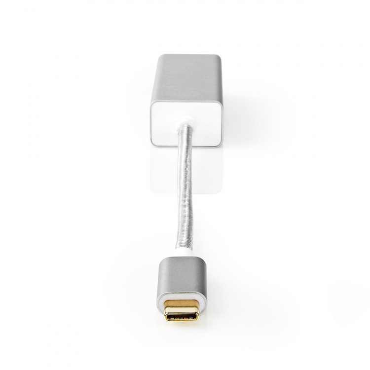 Nedis USB-netværksadapter | USB 3.2 Gen 1 | 1 Gbps | USB-C™ Han | RJ45 Hun | 0.20 m | Runde | Guldplateret | Tinkobber | Sølv | Cover Window Box Nedis USB-netværksadapter | USB 3.2 Gen 1 | 1 Gbps | USB-C™ Han | RJ45 Hun | 0.20 m | Runde | Guldplateret | Tinkobber | Sølv | Cover Window Box