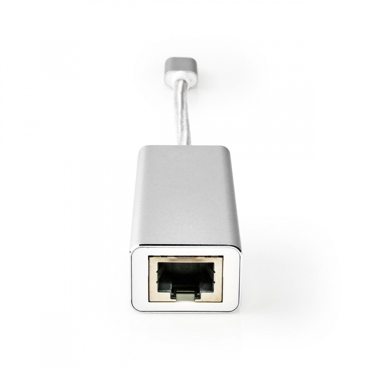 Nedis USB-netværksadapter | USB 3.2 Gen 1 | 1 Gbps | USB-C™ Han | RJ45 Hun | 0.20 m | Runde | Guldplateret | Tinkobber | Sølv | Cover Window Box Nedis USB-netværksadapter | USB 3.2 Gen 1 | 1 Gbps | USB-C™ Han | RJ45 Hun | 0.20 m | Runde | Guldplateret | Tinkobber | Sølv | Cover Window Box