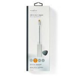 Nedis USB-netværksadapter | USB 3.2 Gen 1 | 1 Gbps | USB-C™ Han | RJ45 Hun | 0.20 m | Runde | Guldplateret | Tinkobber | Sølv | Cover Window Box Nedis USB-netværksadapter | USB 3.2 Gen 1 | 1 Gbps | USB-C™ Han | RJ45 Hun | 0.20 m | Runde | Guldplateret | Tinkobber | Sølv | Cover Window Box