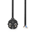 Nedis Støvsuger Strømkabel | 15.0 m | CEE 7/17 | 250 V AC | 16 A | Sort | PVC