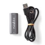 Nedis HDMI ™ Repeater | 25,0 m | 8K@60Hz | 48 Gbps | Aluminium | Antracit