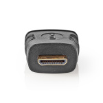 Nedis HDMI™ Adapter | HDMI™ Mini-stik | HDMI ™ -udgang | Guldplateret | Lige | ABS | Sort | 1 stk. | Blister