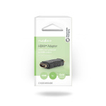 Nedis HDMI™ Adapter | HDMI™ Mini-stik | HDMI ™ -udgang | Guldplateret | Lige | ABS | Sort | 1 stk. | Blister