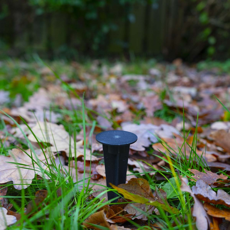 Nedis Jordspyd | 2 stk. | Aluminium | Sort