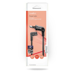 Nedis Strømkabel | Euro Mand | IEC-320-C7 | Vinklet | Venstrevinklet | Nikkelplateret | 3.00 m | Runde | PVC | Sort | Box
