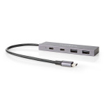 Nedis USB-hub | 1x USB-C™ 3.2 Gen 2 Male | 2x USB-A 3.2 Gen 2 Female / 2x USB-C™ 3.2 Gen 2 Female | 4-Port port(s) | USB 3.2 Gen 2 | USB Drevet | 10 Gbps