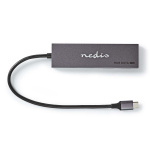 Nedis USB-hub | 1x USB-C™ 3.2 Gen 2 Male | 2x USB-A 3.2 Gen 2 Female / 2x USB-C™ 3.2 Gen 2 Female | 4-Port port(s) | USB 3.2 Gen 2 | USB Drevet | 10 Gbps