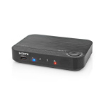 Nedis HDMI ™ Converter | 1x USB-C™ / 2x HDMI™ Input | 1x HDMI™ Output | 1-vejs | 4K@60Hz | 18 Gbps | ABS | Antracit