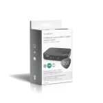 Nedis HDMI ™ Converter | 1x USB-C™ / 2x HDMI™ Input | 1x HDMI™ Output | 1-vejs | 4K@60Hz | 18 Gbps | ABS | Antracit