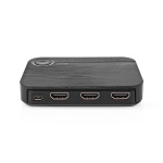 Nedis HDMI ™ Converter | 1x USB-C™ / 2x HDMI™ Input | 1x HDMI™ Output | 1-vejs | 4K@60Hz | 18 Gbps | ABS | Antracit