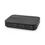 Nedis HDMI ™ Converter | 1x USB-C™ / 2x HDMI™ Input | 1x HDMI™ Output | 1-vejs | 4K@60Hz | 18 Gbps | ABS | Antracit