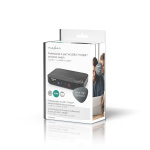 Nedis HDMI ™ Converter | 1x USB-C™ / 2x HDMI™ Input | 1x HDMI™ Output | 1-vejs | 4K@60Hz | 18 Gbps | ABS | Antracit