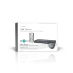 Nedis HDMI ™ Extractor | 2x HDMI™ Input | TosLink Female / 1x 3.5 mm / 1x HDMI™ Output / 2x RCA | Maksimal opløsning: 4K@60Hz | 18 Gbps | Metal | Antracit | Box