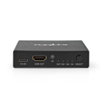 Nedis HDMI ™ switch | 3-Port port(s) | 3x HDMI™ Input | 1x HDMI™ Output | 8K@60Hz | 45 Gbps | Fjernstyret | Aluminium | Antracit