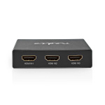 Nedis HDMI ™ switch | 3-Port port(s) | 3x HDMI™ Input | 1x HDMI™ Output | 8K@60Hz | 45 Gbps | Fjernstyret | Aluminium | Antracit