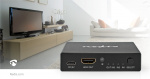 Nedis HDMI ™ switch | 3-Port port(s) | 3x HDMI™ Input | 1x HDMI™ Output | 8K@60Hz | 45 Gbps | Fjernstyret | Aluminium | Antracit