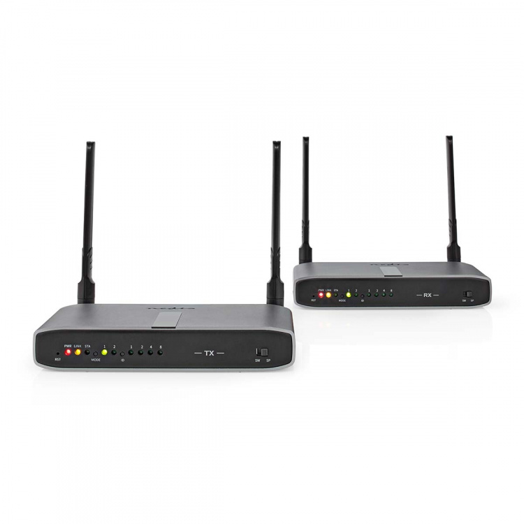 Nedis Trådløs HDMI ™ Transmitter | Wi-Fi | 5.15 - 5.85 MHz | 100.0 m (synsfelt) | Maksimal opløsning: Full HD 1080p | 6.75 Gbps | IR Retur-funktion | ABS | Antracit Nedis Trådløs HDMI ™ Transmitter | Wi-Fi | 5.15 - 5.85 MHz | 100.0 m (synsfelt) | Maksimal opløsning: Full HD 1080p | 6.75 Gbps | IR Retur-funktion | ABS | Antracit