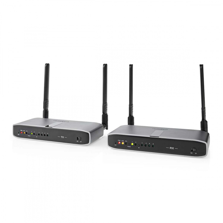 Nedis Trådløs HDMI ™ Transmitter | Wi-Fi | 5.15 - 5.85 MHz | 100.0 m (synsfelt) | Maksimal opløsning: Full HD 1080p | 6.75 Gbps | IR Retur-funktion | ABS | Antracit Nedis Trådløs HDMI ™ Transmitter | Wi-Fi | 5.15 - 5.85 MHz | 100.0 m (synsfelt) | Maksimal opløsning: Full HD 1080p | 6.75 Gbps | IR Retur-funktion | ABS | Antracit