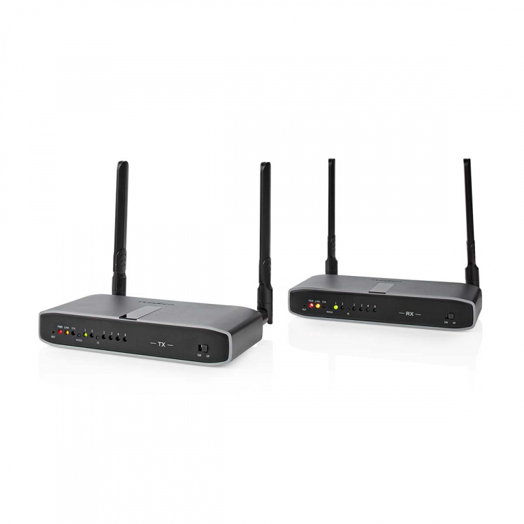 Nedis Trådløs HDMI ™ Transmitter | Wi-Fi | 5.15 - 5.85 MHz | 100.0 m (synsfelt) | Maksimal opløsning: Full HD 1080p | 6.75 Gbps | IR Retur-funktion | ABS | Antracit Nedis Trådløs HDMI ™ Transmitter | Wi-Fi | 5.15 - 5.85 MHz | 100.0 m (synsfelt) | Maksimal opløsning: Full HD 1080p | 6.75 Gbps | IR Retur-funktion | ABS | Antracit